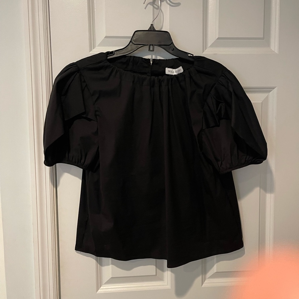 Willa Story Black Women's Top